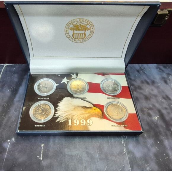 United States of America 50 States Quarters Framed Collection - Picture 2 of 12